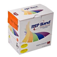 Fabrication Enterprises Rep Band&reg; Exercise Band - Latex Free - 50 Yard - Orange, Level 2