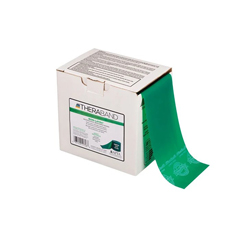 Fabrication Enterprises Thera-Band&reg; Exercise Band - Latex Free - 100 Yards - Green - Heavy