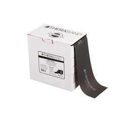 Fabrication Enterprises Thera-Band&reg; Exercise Band - Latex Free - 100 Yards - Black - Special Heavy