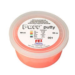 Fabrication Enterprises Puff LiTE™ Exercise Putty - Soft - Red - 60cc
