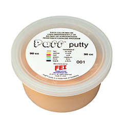 Fabrication Enterprises Puff LiTE™ Exercise Putty - XX-Soft - Tan - 90cc