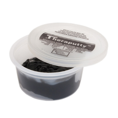 Fabrication Enterprises CanDo&reg; Antimicrobial Theraputty&reg; Exercise Material - 3 oz. - Black - X-Firm