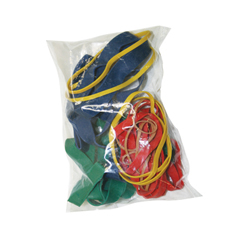 Fabrication Enterprises CanDo&reg; Hand Exerciser - Additional Latex Free Bands - 25 Bands (5 Each: Tan, Yellow, Red, Green, Blue)