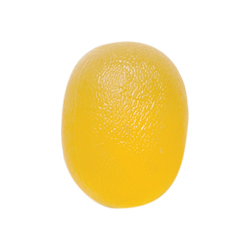 Fabrication Enterprises CanDo&reg; Gel Squeeze Ball - Large Cylindrical - Yellow - x-Light