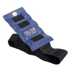 Fabrication Enterprises The Deluxe Cuff&reg; Ankle and Wrist Weight - 1 lb. - Blue
