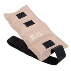 Fabrication Enterprises The Deluxe Cuff&reg; Ankle and Wrist Weight - 6 lb. - Beige
