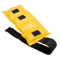 Fabrication Enterprises The Deluxe Cuff&reg; Ankle and Wrist Weight - 7 lb. - Lemon