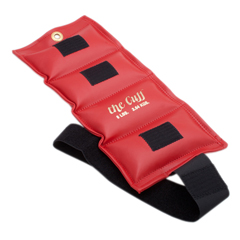 Fabrication Enterprises The Deluxe Cuff&reg; Ankle and Wrist Weight - 8 lb. - Red