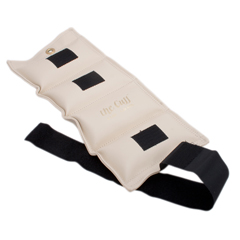 Fabrication Enterprises The Deluxe Cuff&reg; Ankle and Wrist Weight - 9 lb. - Parchment