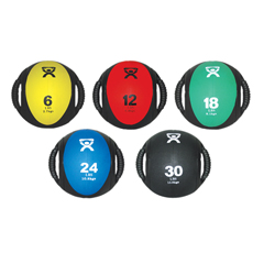 Fabrication Enterprises CanDo&reg; Dual-Handle Medicine Ball - 9