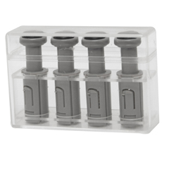 Fabrication Enterprises Digi-Flex Multi&reg; - 4 Additional Finger Buttons with Box - Silver (xx-Heavy)