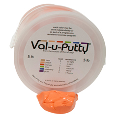 Fabrication Enterprises Val-u-Putty™ Exercise Putty - Orange (Soft) - 5 lb