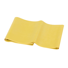 Fabrication Enterprises CanDo Low Powder Exercise Band - box of 30, 5' length - Gold - 3X-Heavy