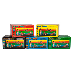 Fabrication Enterprises CanDo&reg; Low Powder Exercise Band - 6 Yard Rolls, 5-Piece Set (1 Each: Yellow, Red, Green, Blue, Black)