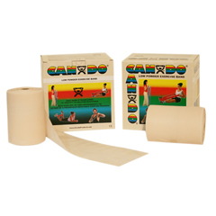 Fabrication Enterprises CanDo&reg; Low Powder Exercise Band - Twin-Pak&reg; - 100 Yard (2 x 50 Yard Rolls) - Tan - xx-Light