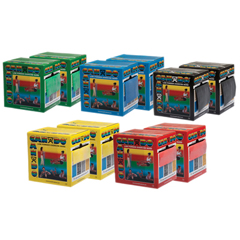 Fabrication Enterprises CanDo&reg; Low Powder Exercise Band - Twin-Pak&reg; - 100 Yard - 5 Color Set (2 x 50 Yard Boxes of Each Color: Yellow, Red, Green, Blue, Black)