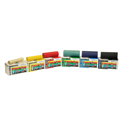 Fabrication Enterprises CanDo&reg; Latex Free Exercise Band - 6 Yard Rolls, 5-Piece Set (1 Each: Yellow, Red, Green, Blue, Black)