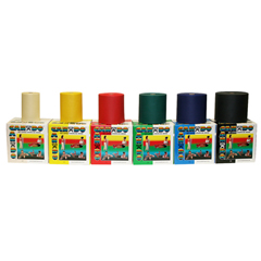 Fabrication Enterprises CanDo&reg; Latex Free Exercise Band - 50 Yard Rolls, 5-Piece Set (1 Each: Yellow, Red, Green, Blue, Black)