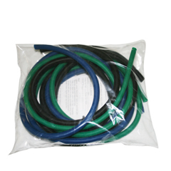 Fabrication Enterprises CanDo&reg; Latex-Free Exercise Tubing - PEP™ Pack - Moderate (Green, Blue, Black)