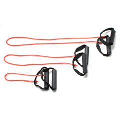 Fabrication Enterprises CanDo&reg; Tubing with Handles Exerciser - 3-Piece Full Body Set (18