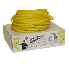 Fabrication Enterprises Sup-R Tubing&reg; - Latex Free Exercise Tubing - 100' Dispenser Roll - Yellow - X-Light