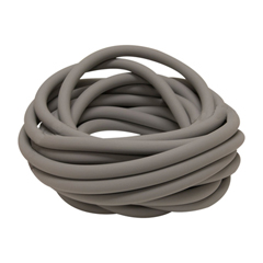 Fabrication Enterprises Sup-R Tubing&reg; - Latex Free Exercise Tubing - 25' Roll - Silver - Xx-Heavy