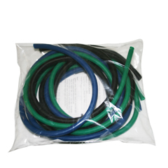Fabrication Enterprises Sup-R Tubing Latex-Free Tubing Pep Pack, Moderate (Green, Blue, Black)