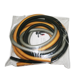 Fabrication Enterprises Sup-R Tubing Latex-Free Tubing Pep Pack, Challenging (Black, Silver, Gold)