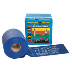 Fabrication Enterprises CanDo&reg; Accuforce™ Exercise Band - 50 Yard Roll - Blue - Heavy