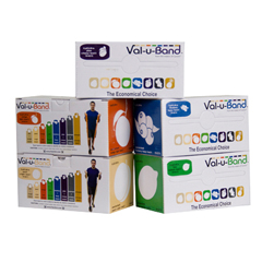 Fabrication Enterprises Val-u-Band&reg; - Low Powder - 6 Yard - 5 Piece Set (1 Each: Peach, Orange, Lime, Blueberry, Plum)