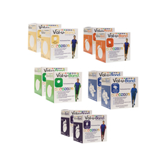 Fabrication Enterprises Val-u-Band&reg; - Low Powder - Twin-Pak&reg; - 100 Yard - 5 Color Set (2 - 50 Yard Boxes of Each Color: Peach, Orange, Lime, Blueberry, Plum)
