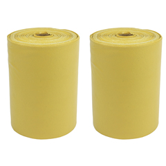 Fabrication Enterprises Sup-R Band&reg; Latex Free Exercise Band - Twin-Pak&reg; - 100 Yard (2 - 50-Yard Boxes) - Tan