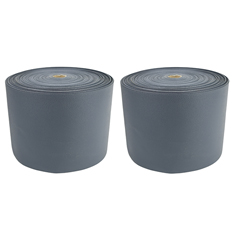 Fabrication Enterprises Sup-R Band&reg; Latex Free Exercise Band - Twin-Pak&reg; - 100 Yard (2 - 50-Yard Boxes) - Silver