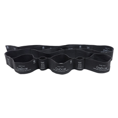 Fabrication Enterprises CanDo Multi-Grip™ Exerciser, 6 Foot Exerciser, X-Heavy, Black, Case of 24