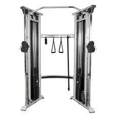 FNT10-7123 - Fabrication Enterprises - Inflight®2-Stack Functional Trainer with REAR Shrouds