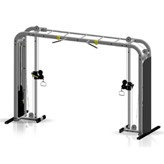 Fabrication Enterprises Inflight Fitness, Cable Cross-Over, Monkey Bar Crossbeam, Rear Shrouds