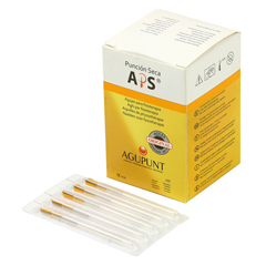 Fabrication Enterprises APS, Dry Needle, 0.30 X 30Mm, Gold Tip, Box Of 100