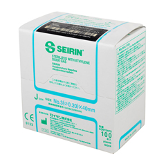 Fabrication Enterprises Seirin J-Type Acupuncture Needles, Size 3 (0.20Mm) X 40Mm , Box Of 100 Needles