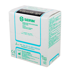 Fabrication Enterprises Seirin J-Type Acupuncture Needles, Size 3 (0.20Mm) X 50Mm , Box Of 100 Needles