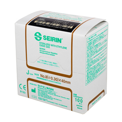 Fabrication Enterprises Seirin J-Type Acupuncture Needles, Size 8 (0.30Mm) X 40Mm , Box Of 100 Needles