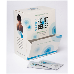 Fabrication Enterprises Point Relief&reg; Coldspot™ Lotion - Gel Packet - 5 Gram, 10 Dispenser Boxes of 100