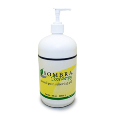 Fabrication Enterprises Sombra, Cool Therapy Pain Relieving Gel, 32 oz Pump