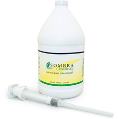 Fabrication Enterprises Sombra, Cool Therapy Pain Relieving Gel, 1 Gallon with Pump