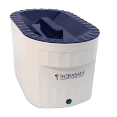 Fabrication Enterprises Therabath, White Paraffin Bath, 6-Lb Wintergreen Paraffin, 220V