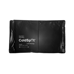 Fabrication Enterprises Relief Pak&reg; Coldspot™ Black Urethane Pack - Half Size - 7