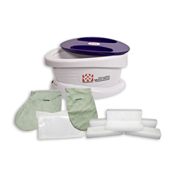 Fabrication Enterprises WaxWel&reg; Paraffin Bath - Standard Unit Includes: 100 Liners, 1 Mitt, 1 Bootie and 6 lb. Unscented Paraffin