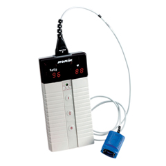 Fabrication Enterprises Nonin&reg; Pulse Oximeter - Fingertip With Handheld Monitor - 8500 Series