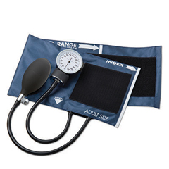 Fabrication Enterprises Sphygmomanometer - Pocket - Aneroid Type with Adult Cuff, 25-Pack