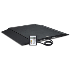 Fabrication Enterprises Detecto, Wheelchair Scale, Portable, Digital, 1000 lb x .2 lb / 450 kg x .1 kg