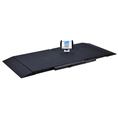 Fabrication Enterprises Detecto, Stretcher Scale, Portable, Digital, 1,000 lb x .2 lb / 450 kg x .1 kg, AC Adapter